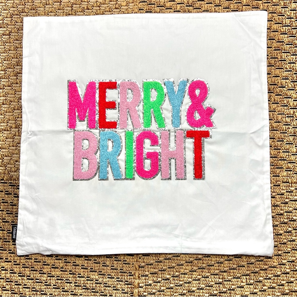 18x18 Merry & Bright Pillow Cover